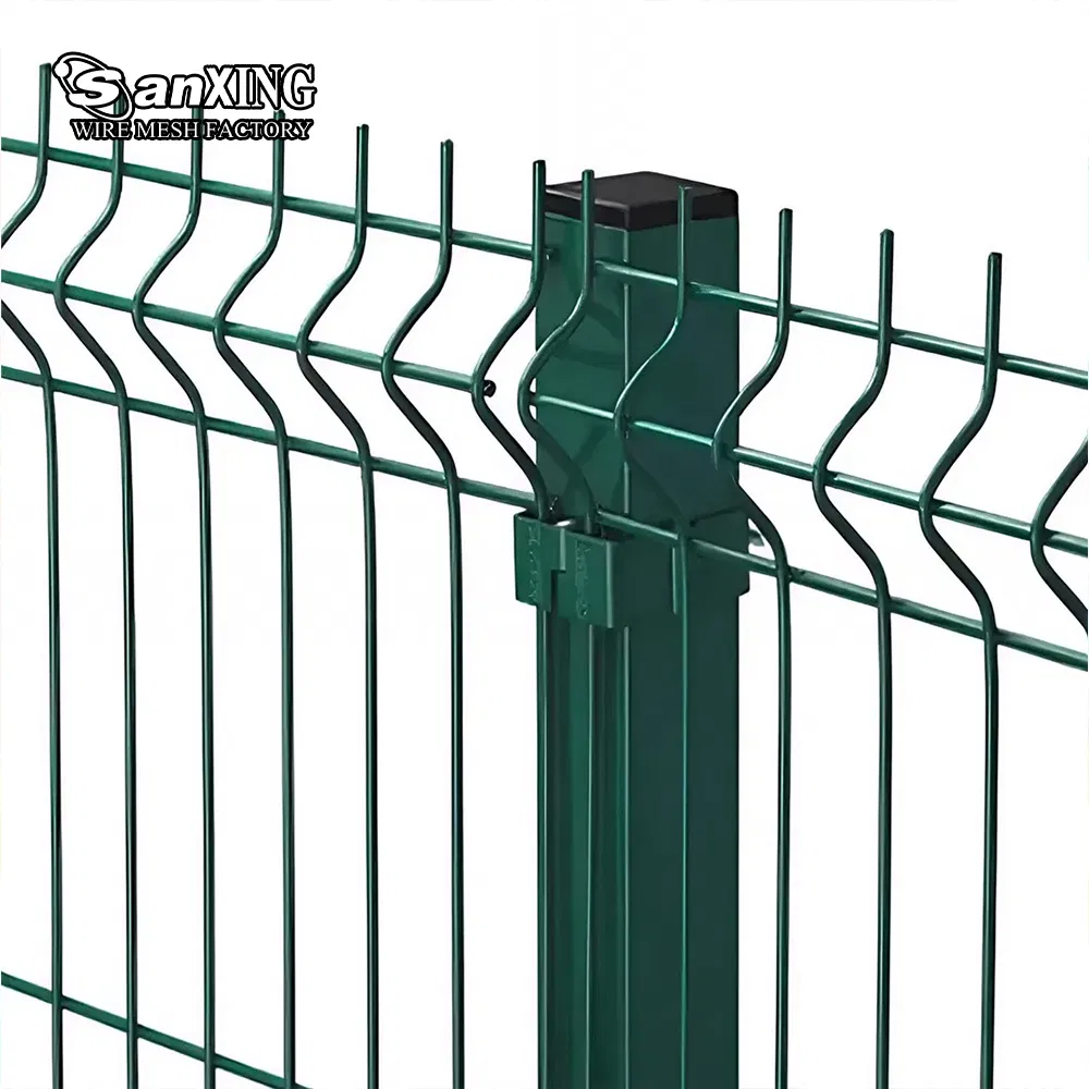 Customized 3D Security Curvy Galvanized Welded Wire Mesh Fence 3D Garden Metal Mesh Fencing