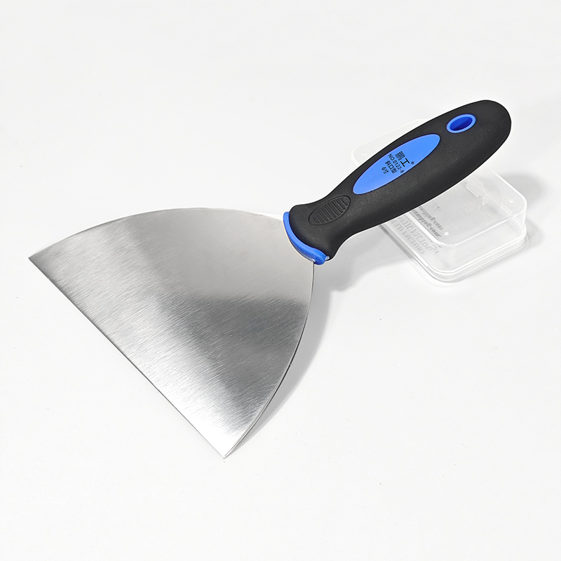 Stainless Steel Angled-Blade Putty Knife Ss - Wall Grouting Application Scraper