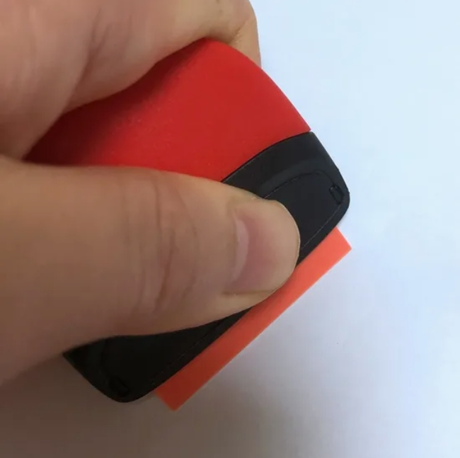 Hautine 45*50mm Plastic Clean Scraper W/Double-Edged 40X19mm Plastic Blades 