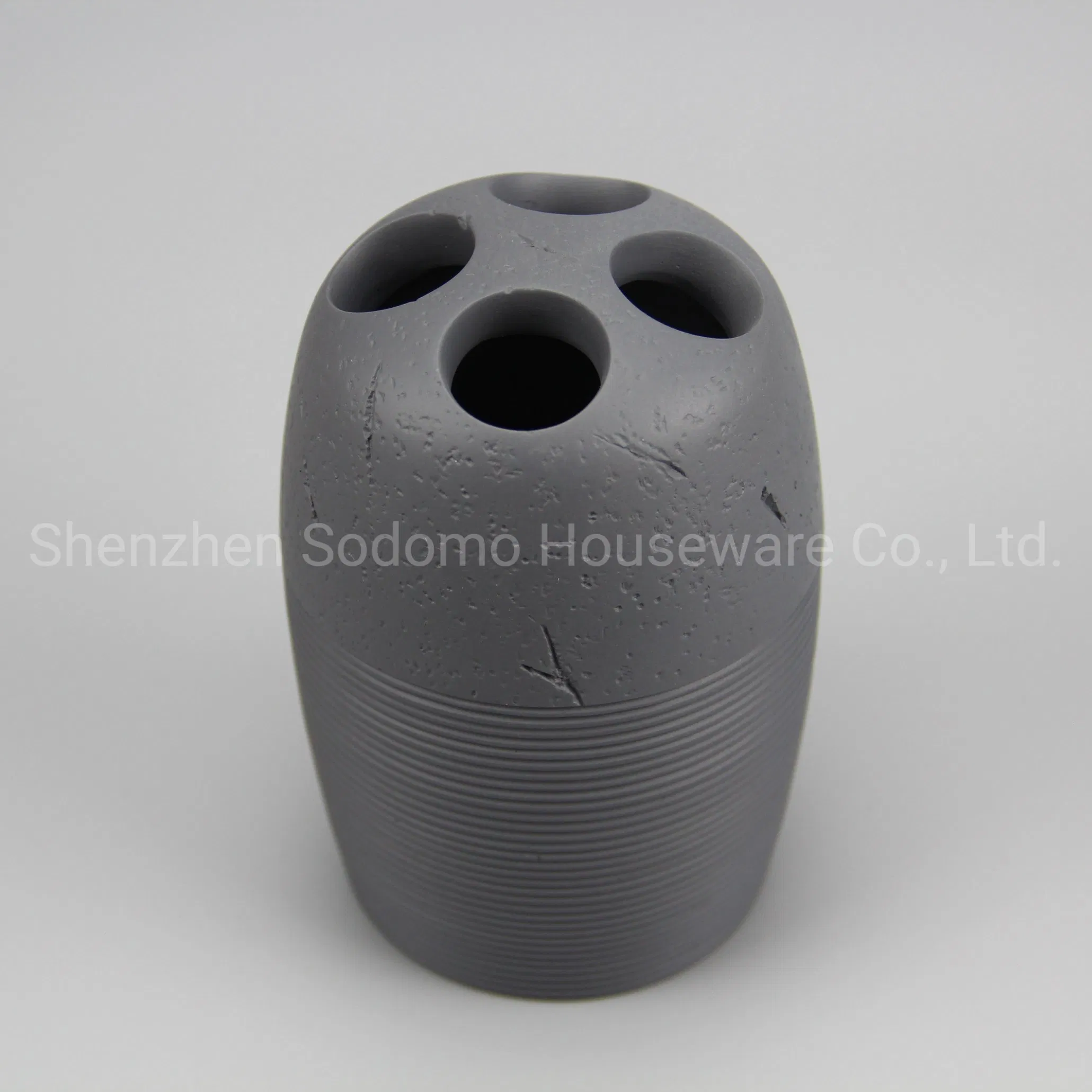European Style Polyresin Bathroom Toothbrush Holder (BP5032-GP)