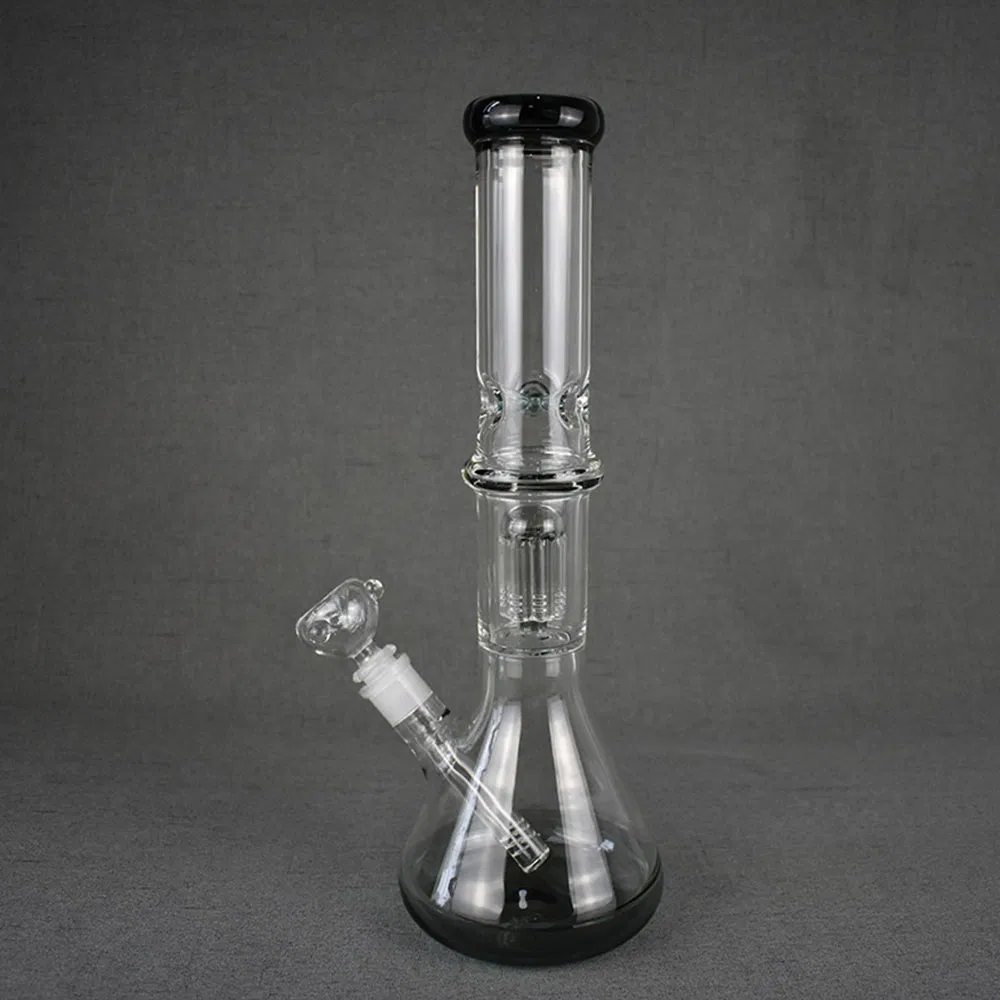Simple Glass Smoking Water Pipe Glass Water Filter Beaker Pipe Glass Water Pipe