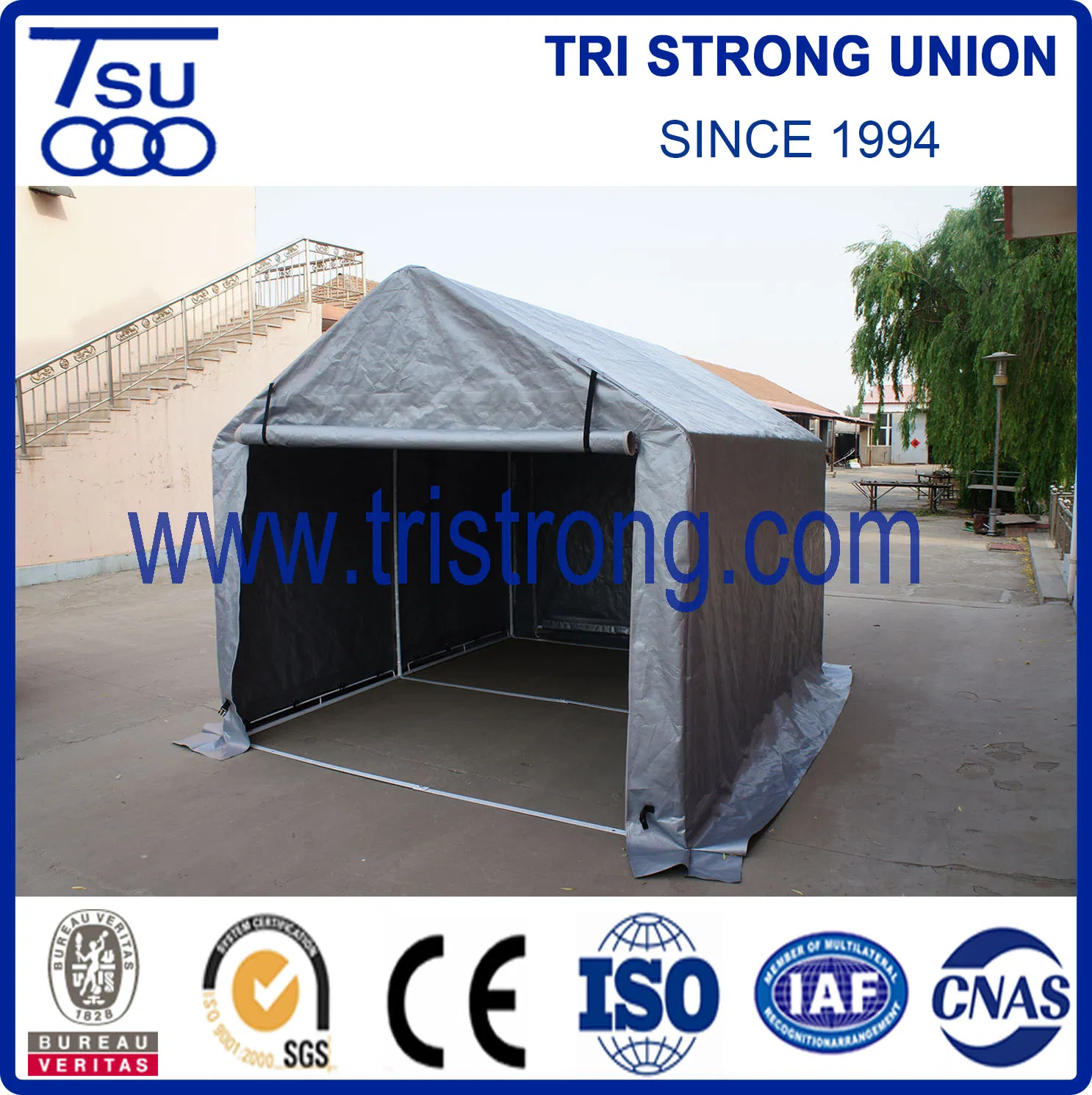 Portable Small Carport/Garden Tool Storage/Garden Shed/Greenhouse (TSU-250A)