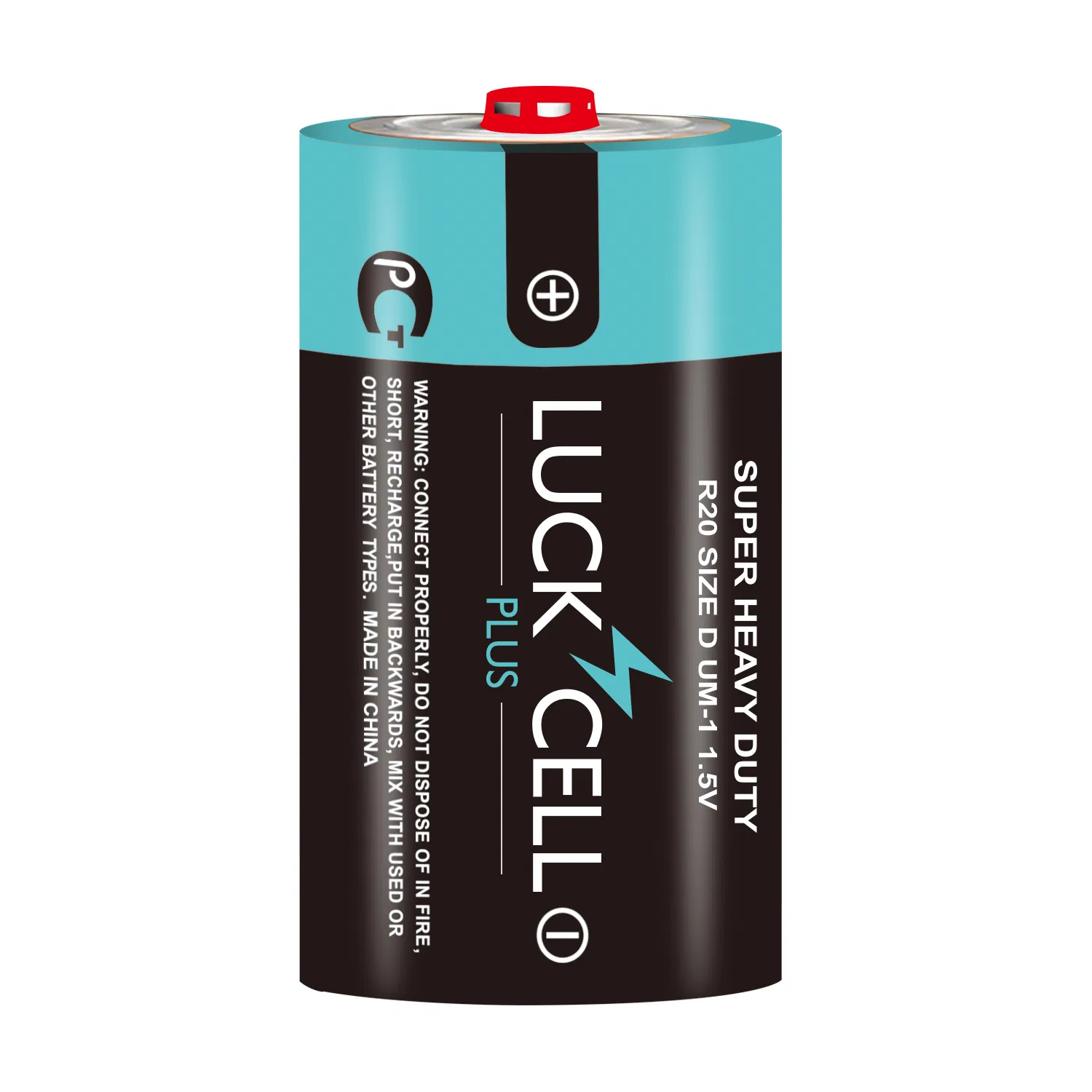Батарейка R20 D Zinc Carbon 1.5V Luckcell