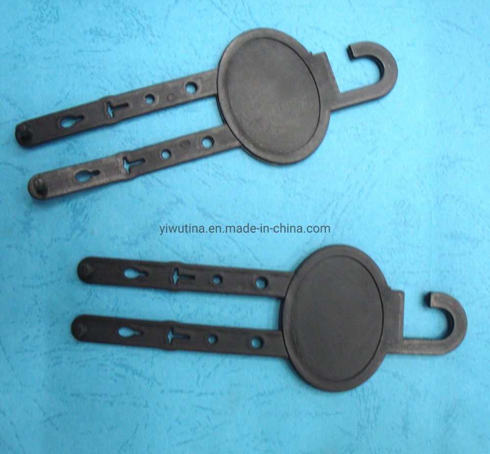 Custom Plastic Belt Display Hanger with Silk Print Custom Logo, Belt Buckle Hook