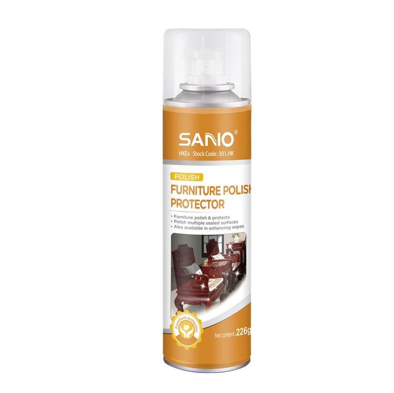 Home Office Furniture Polish Spray Wood & Leather Shining Cleaner Wash