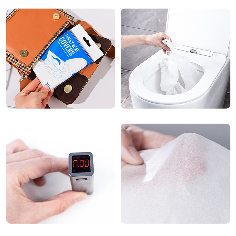 Wholesale High Qualityanti-Bacterial Individua Wrapped Toilet Seat Cover Paper