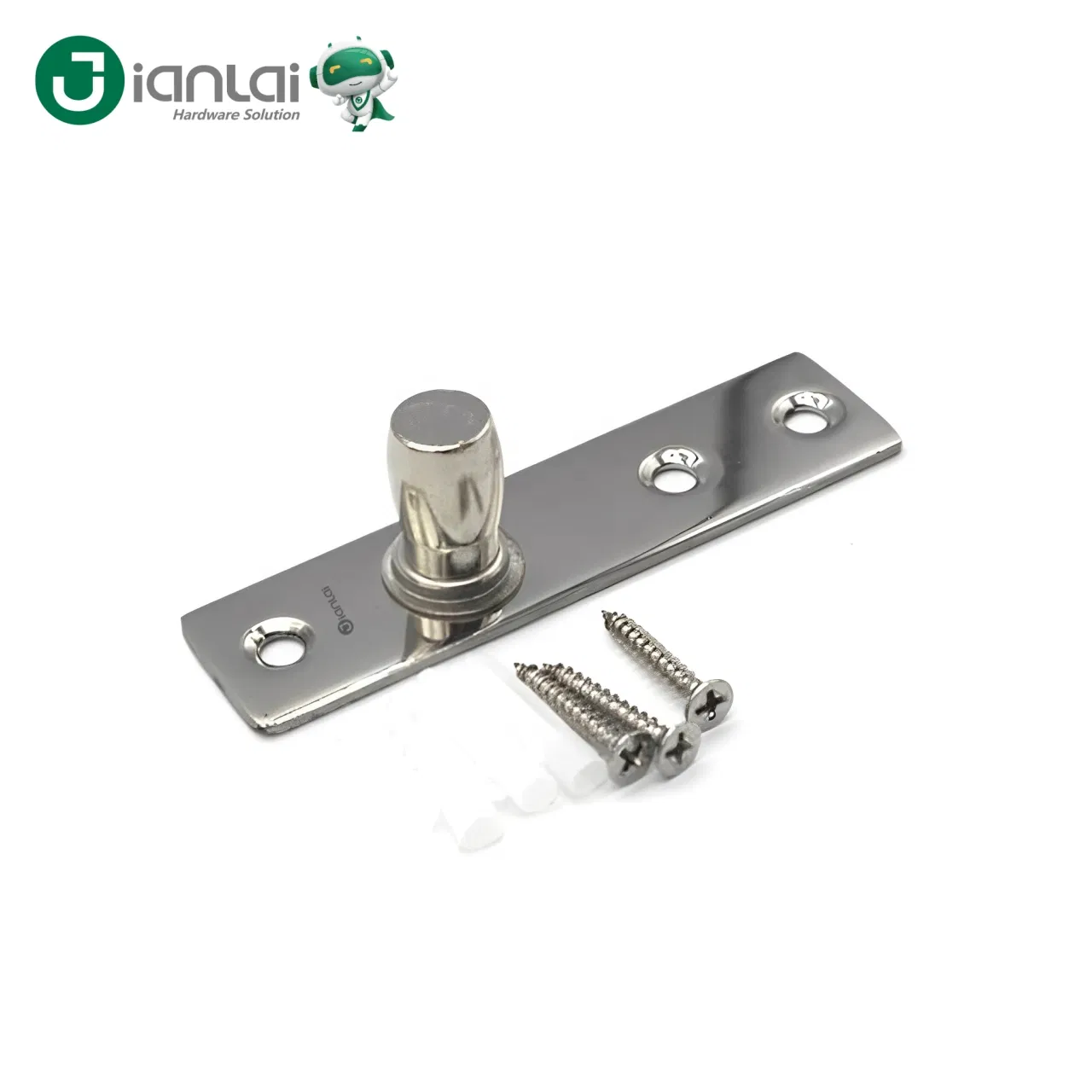 Stainless Steel Glass Door Hardware Clamp Top Pivot Patch Fitting
