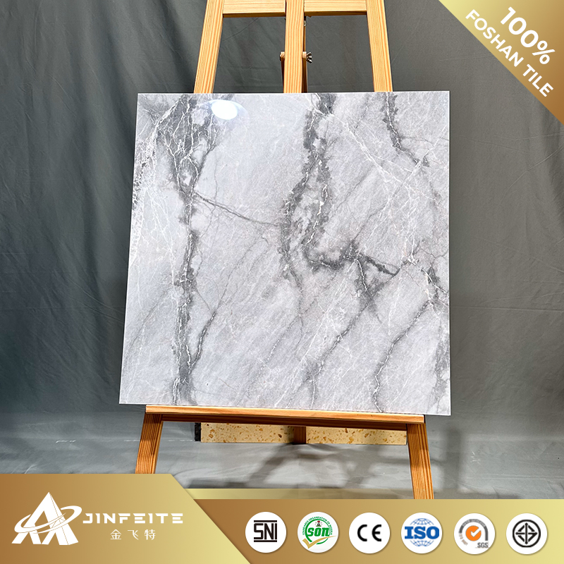 Classic Terrazzo Design Full Polished Porcelain Tile 8mm Cheap Price for Wholesale