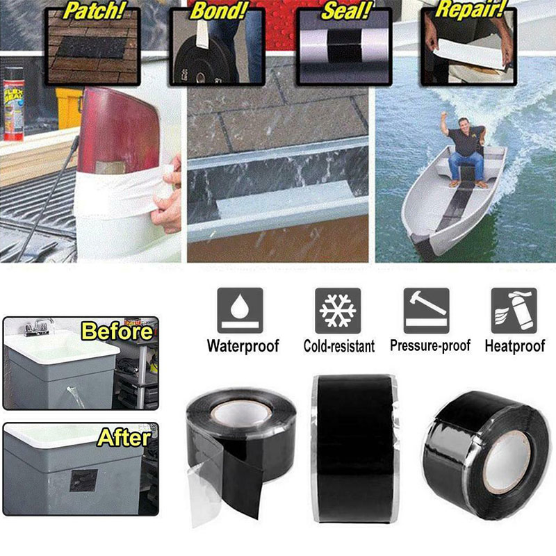 Self Fusing Elastic Silicone Tape for Hose Pipe Leaks