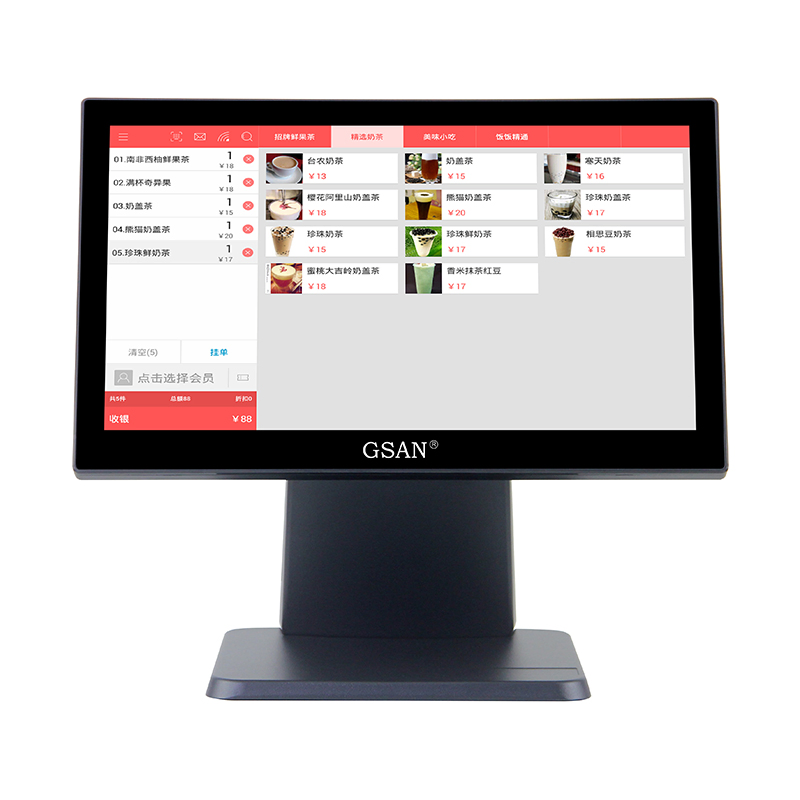 Custom 15.6 Inch Touch Screen Cash Register Windows POS System