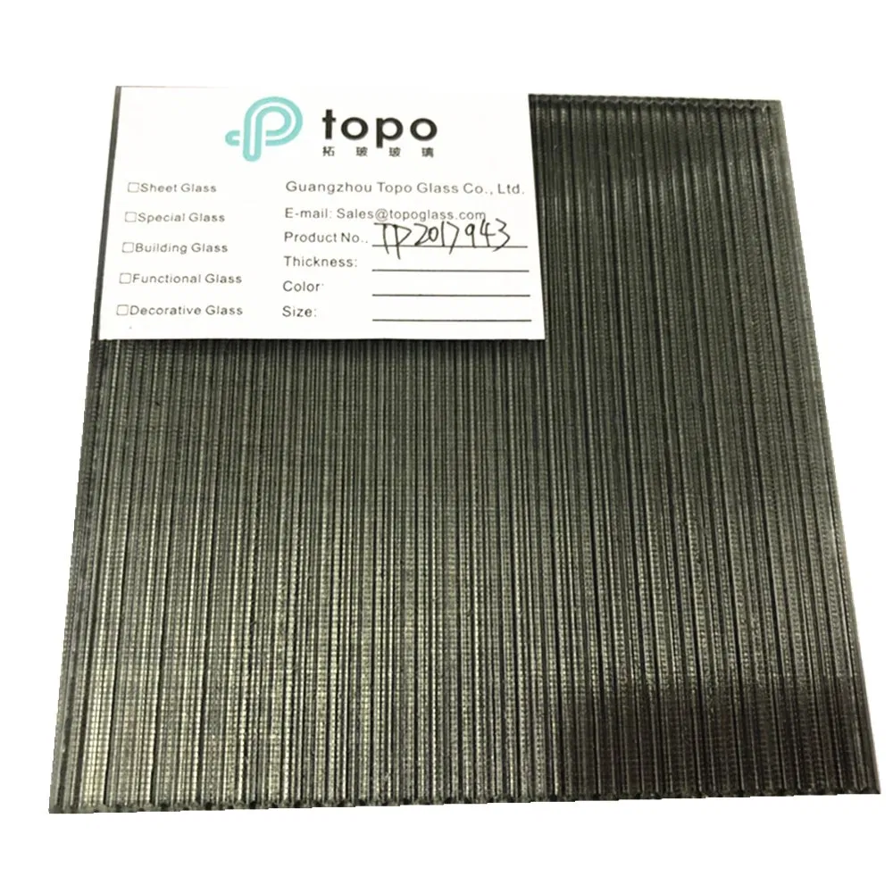 4mm+4mm Dry Laminated Wire Glass (PLW-TP)