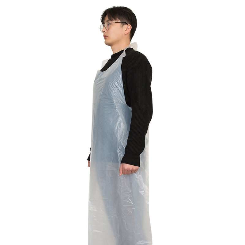 Factory Price household Eco Waterprooft LDPE Disposable Apron with Embossed