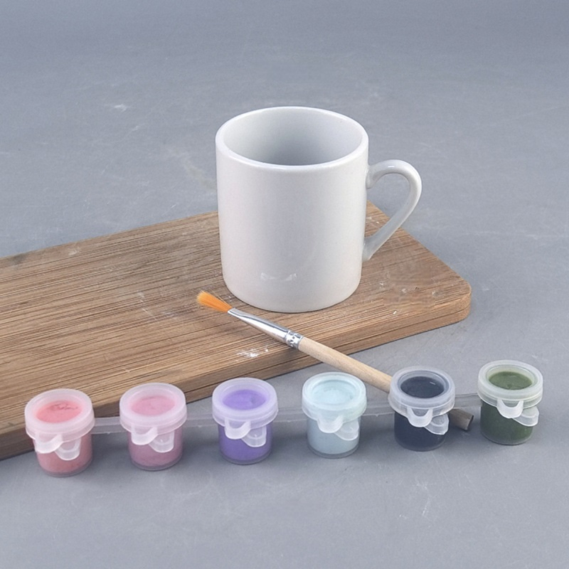 Custom High-Temperature Ceramic Coffee Mug with Color Glaze