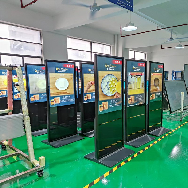 55-Inch Indoor Touch Screen Display LCD Digital Signage Kiosk Player Billboard