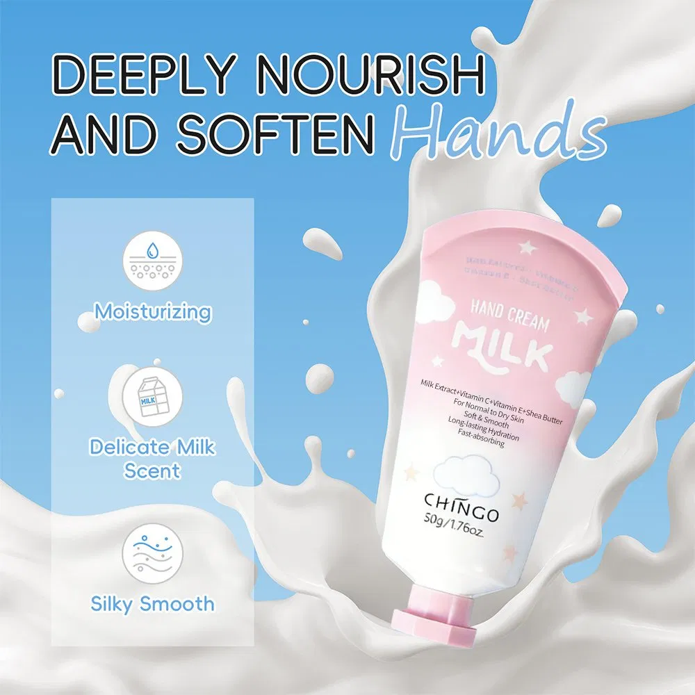 Hydrating Milk Hand Care Cream Nourishing Anti-Crack Smoothing Moisturizing Skin