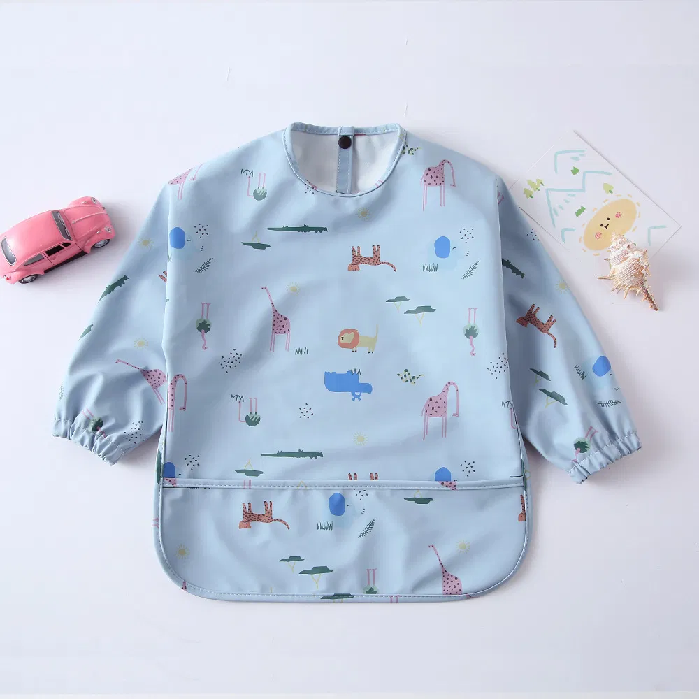 Baby Overalls Anti-Dirt & Waterproof Bib for Easy Feeding