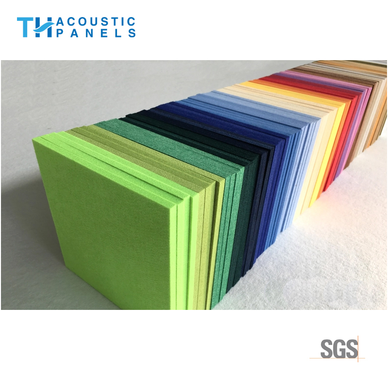12mm Flame Retartant Polyester Fiber Sound Proofing Panel for Cinema