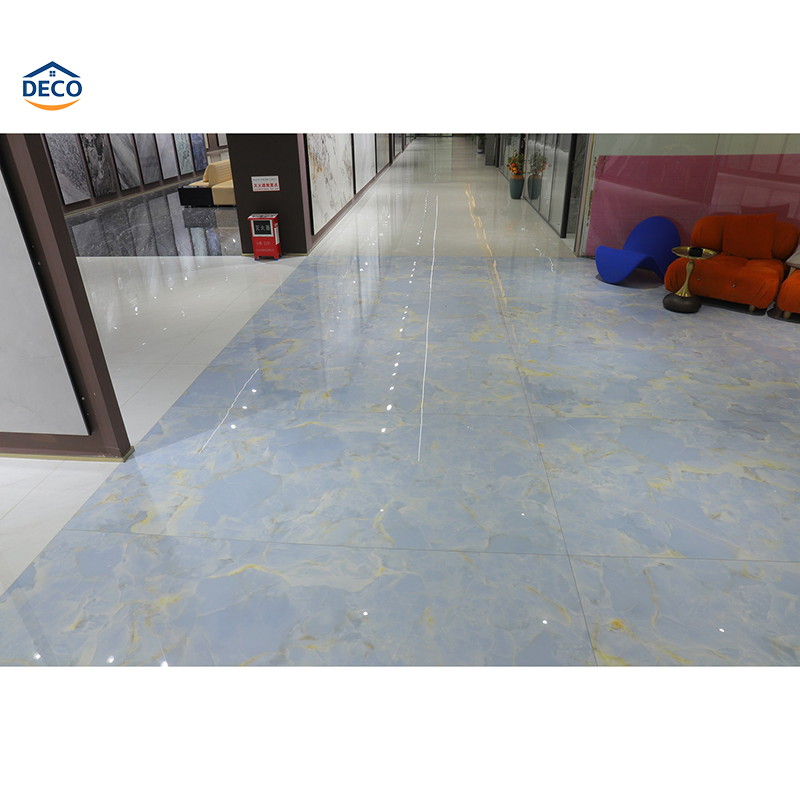 Полированная керамическая плитка 900x2600 мм, черно-белая