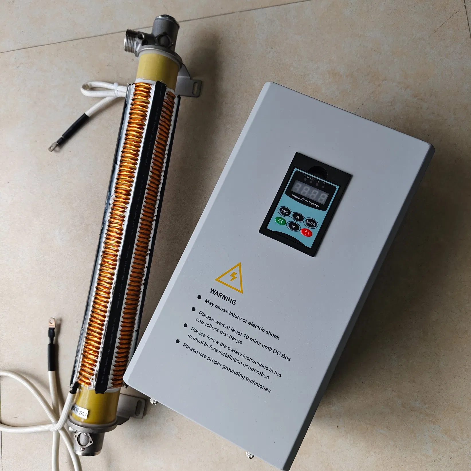 12kw China Stable Operation Electric Fireplace Safety Boiler Magnetic Induction Heater