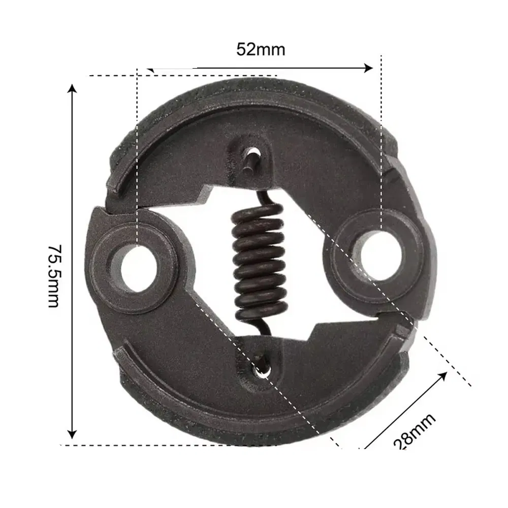 High Quality Wear-Resisting 43cc Brushcutter Spare Parts 40-5 Power Sprocket Clutch for Lawn Mower Asseccories Garden Tools