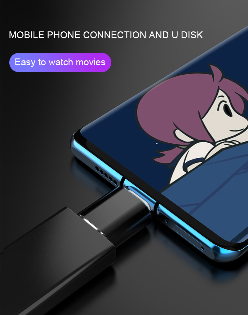 Адаптер USB Type-C на USB 3.0 для быстрой зарядки