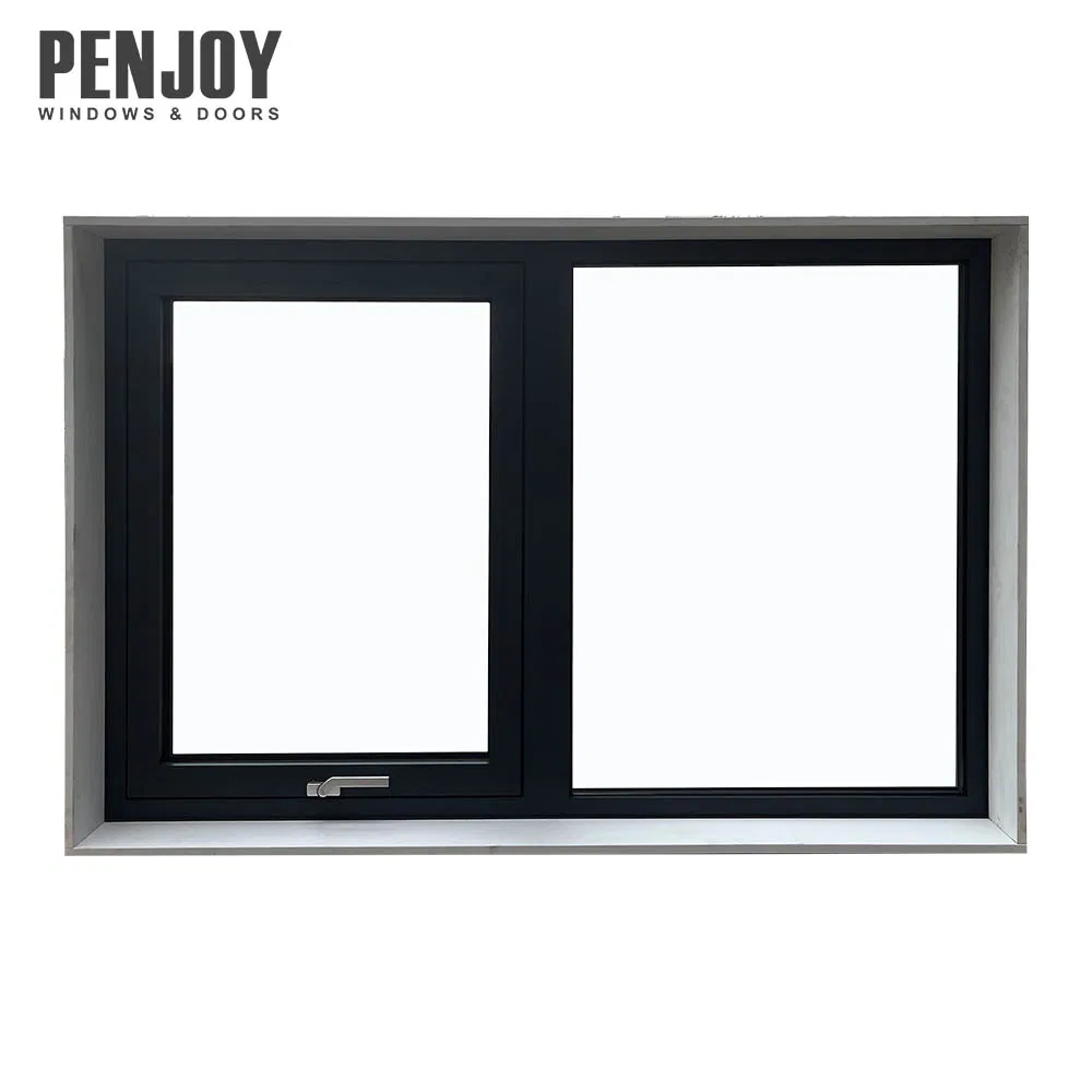 Penjoy New Zealand Timber Reveal Design Customized Thermo Break Aluminum Awning Windows