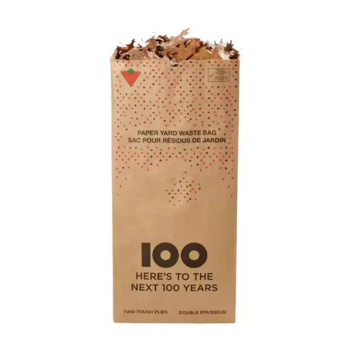 Logo Brown Kraft Paper Gardening Bag