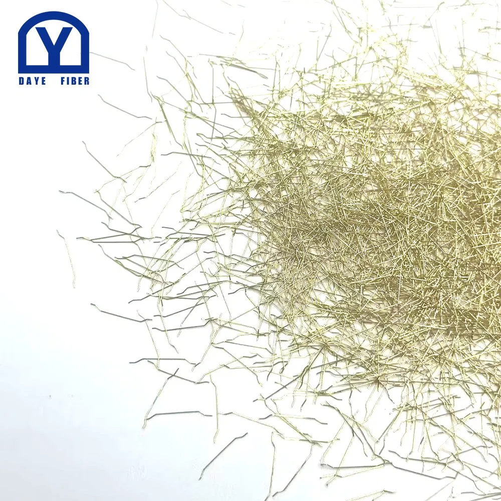 Uhpc Steel Fibre Copper Coated End Hook Concrete Steel Fiber