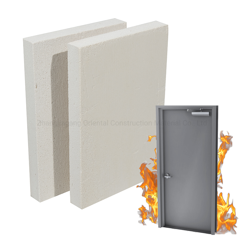 High Pressure Resistance Lightweight Perlite MGO Board Fireproof Magnesium Oxide Door Core