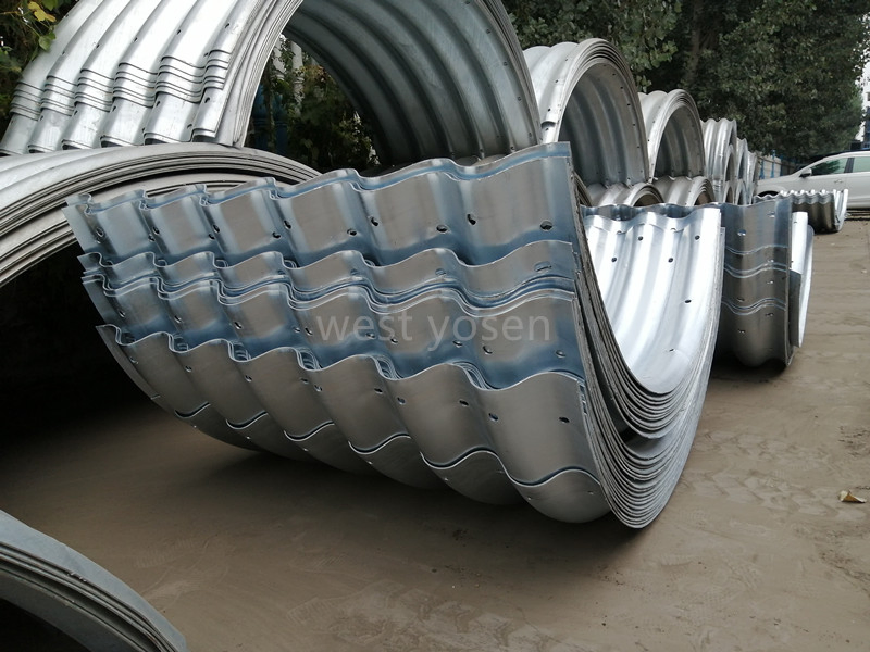 6 Inch Corrugated Drainage Pipe Factory Price Culvert Pipe Metal
