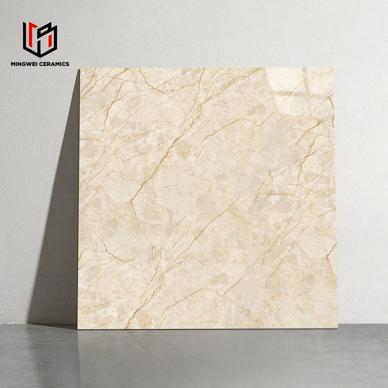 Zibo City Factory Glazed Polished Porcelain Ceramic Floor Tile