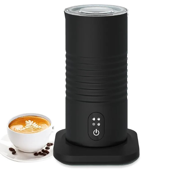 Versatile 4-in-1 Stainless Steel Milk Frother and Espresso Maker