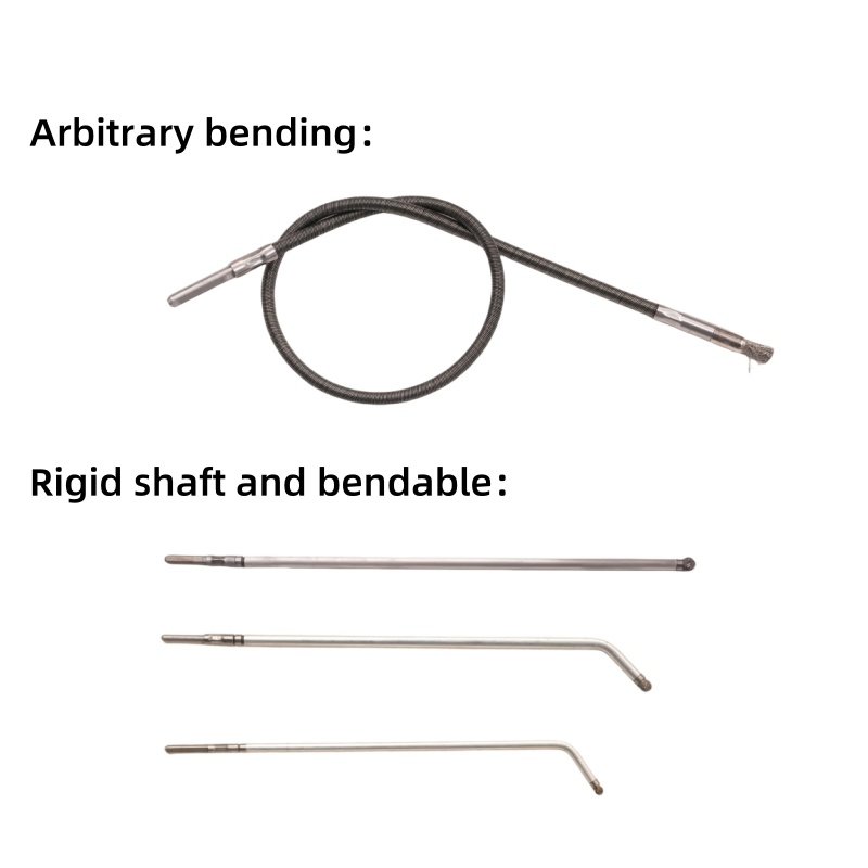Пневматическая гравер с гибким валом для шлифовки
