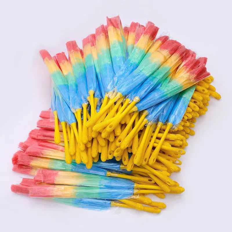 Cleaning Tools Raibow Color Duster Retractable Bendable Duster Feather Home Duster