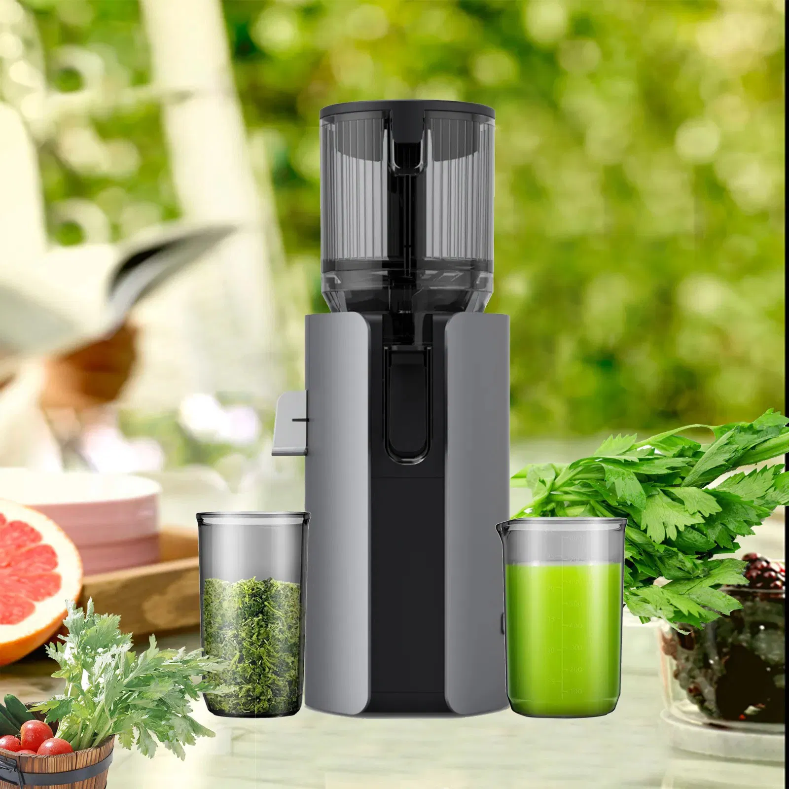 Hot Selling Slow Juicer Automatic Home Juicer Extractor Machine Self-Cleaning for Hotels Alloy Material Outdoor Use 120mm Mouth