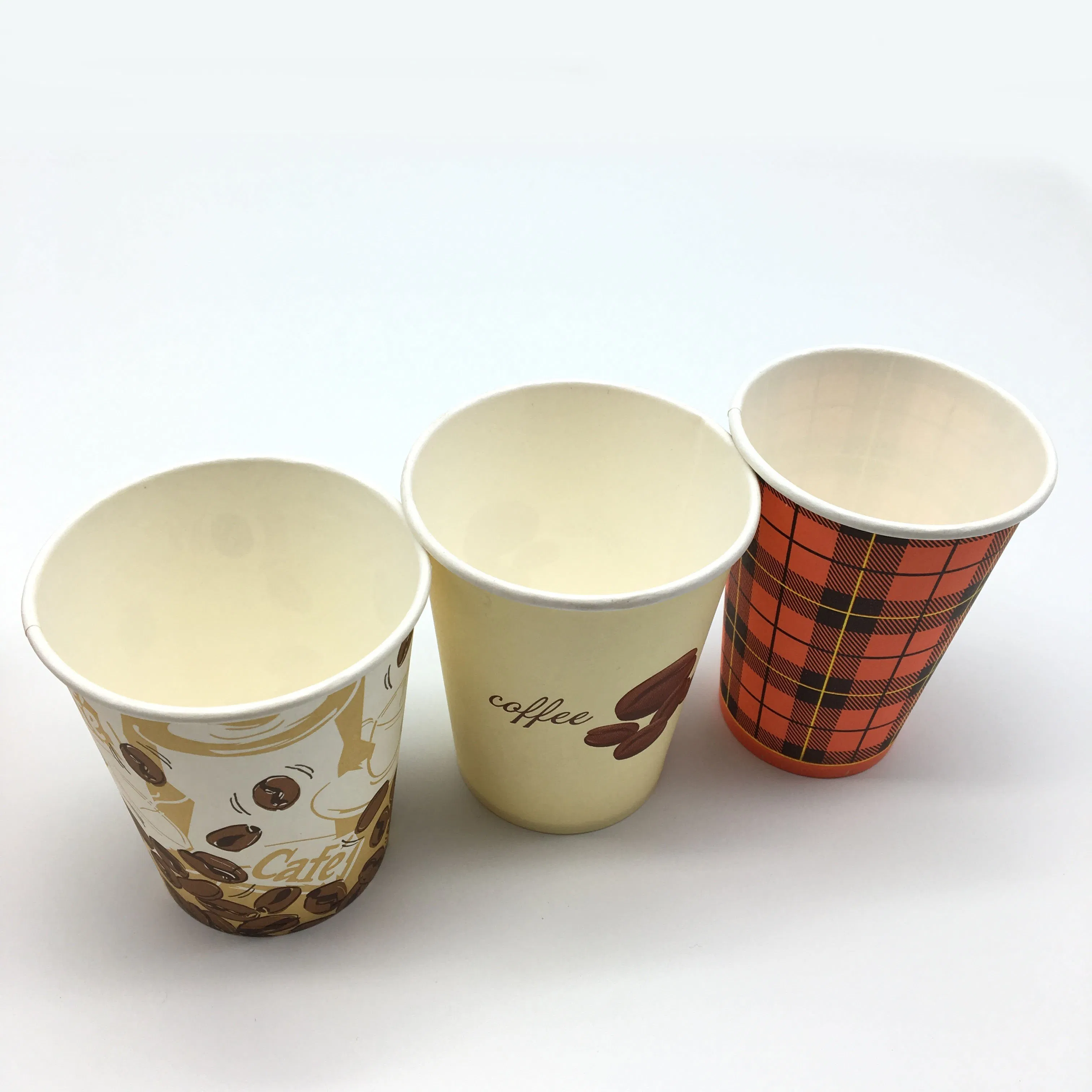 Бумажные стаканчики для кофе с флексопечатью