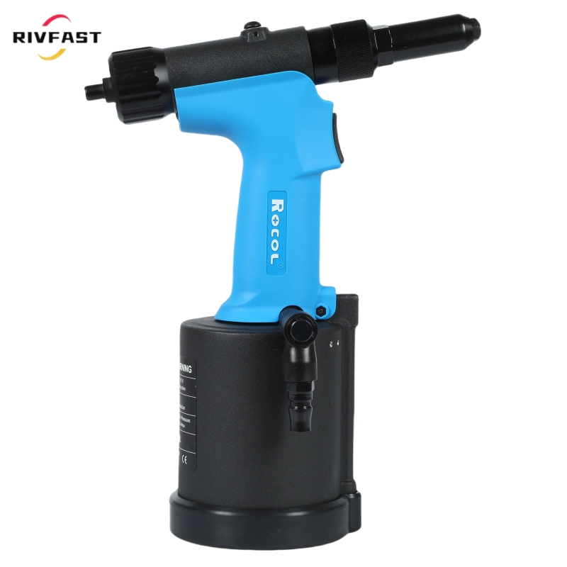 Heavy Duty Air Hydraulic Riveter Pneumatic Hydraulic Pop Rivet Gun, Hand Feed Air Riveter Riveting Tool