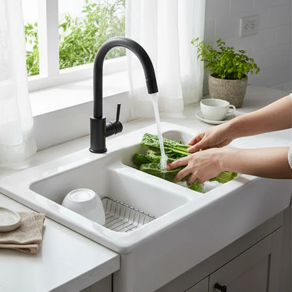 Premium White Drop-in Laundry Sink Basin Made of ABS