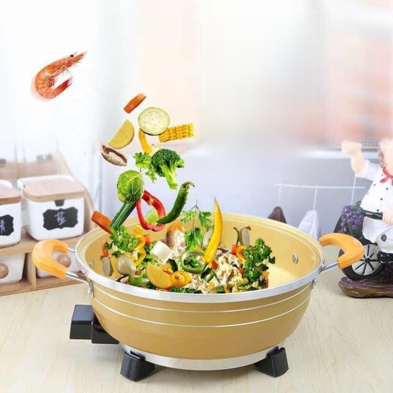 Hot Selling Electric Pan 32cm Multifunctional Electric Hot Pot Non-Stick Coating Cooking Pot