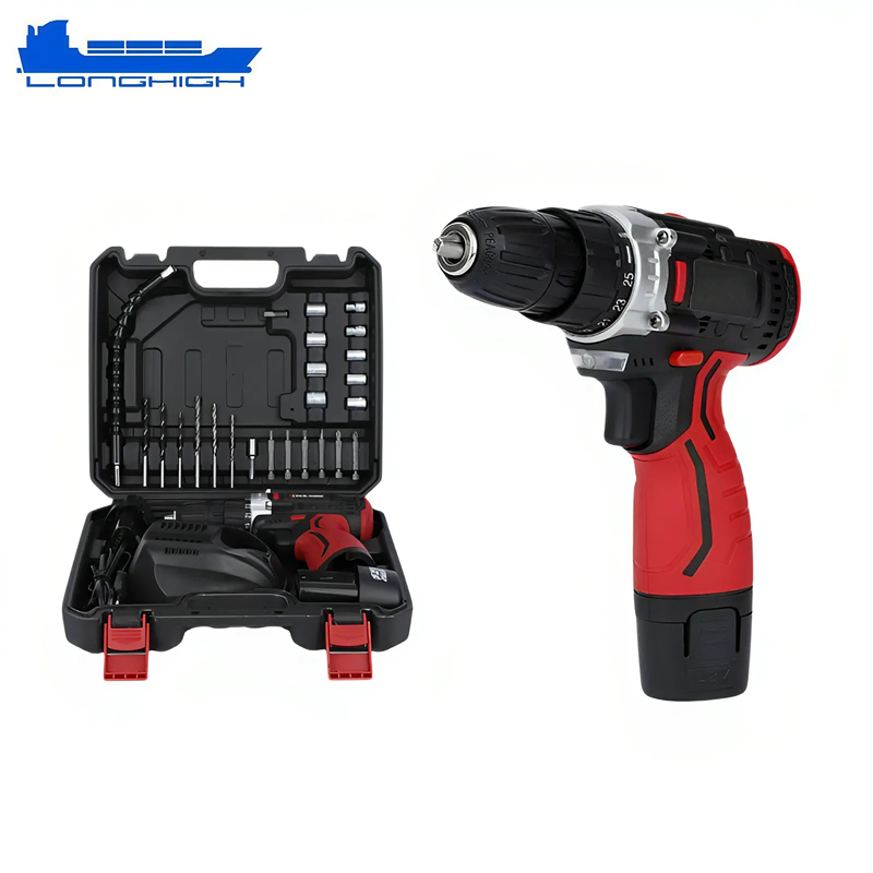 Беспроводная ударная дрель-шуруповерт 12В с набором