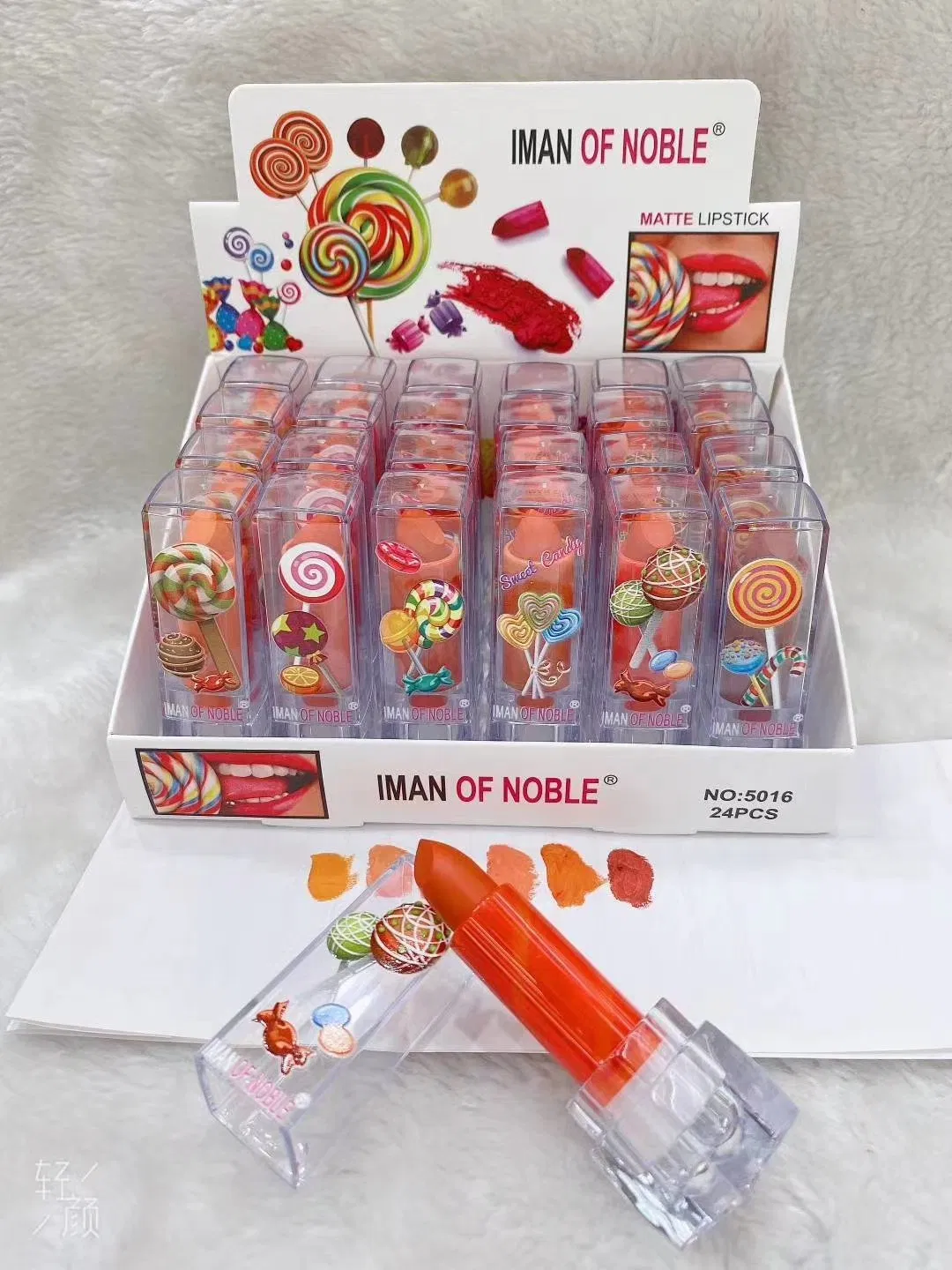 Custom Logo Lip Makeup Cosmetic Multi Color Matte Lipstick Have Stock