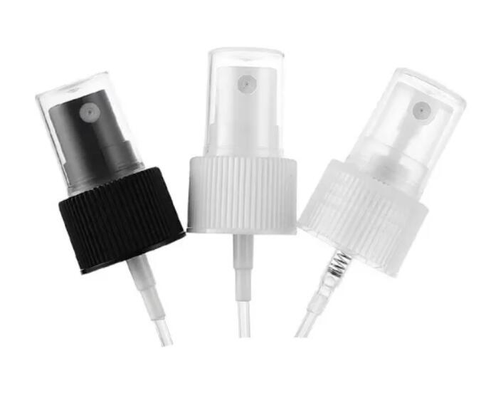 18/410 20/410 24/410 28/410 White Half Cover Head Perfume Mist Sprayer for Cosmetic Bottle