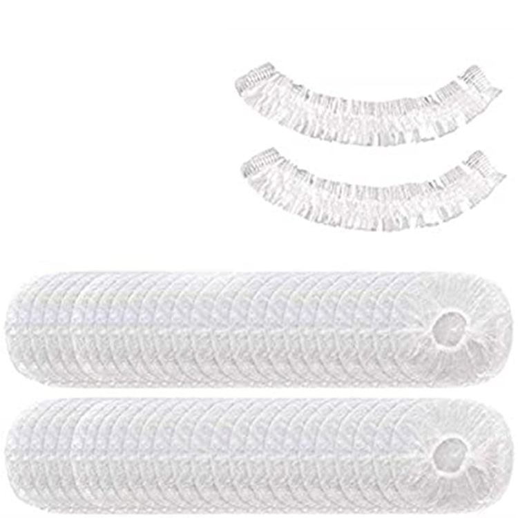 Premium Large Waterproof Plastic Bath Caps for Hair Protection