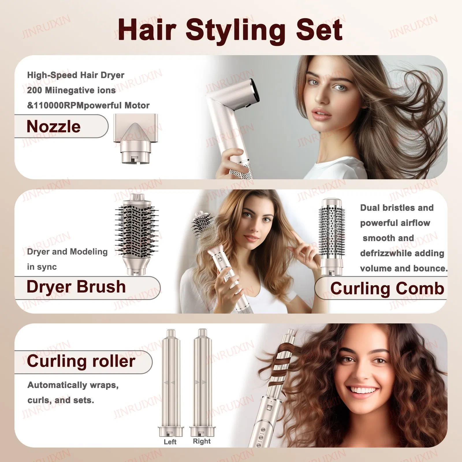 Factory Wholesale Sharrk HD430 Flexstyle Air Styling, Drying System Powerful Hair Dryer Brush, Multi-Styler Curler