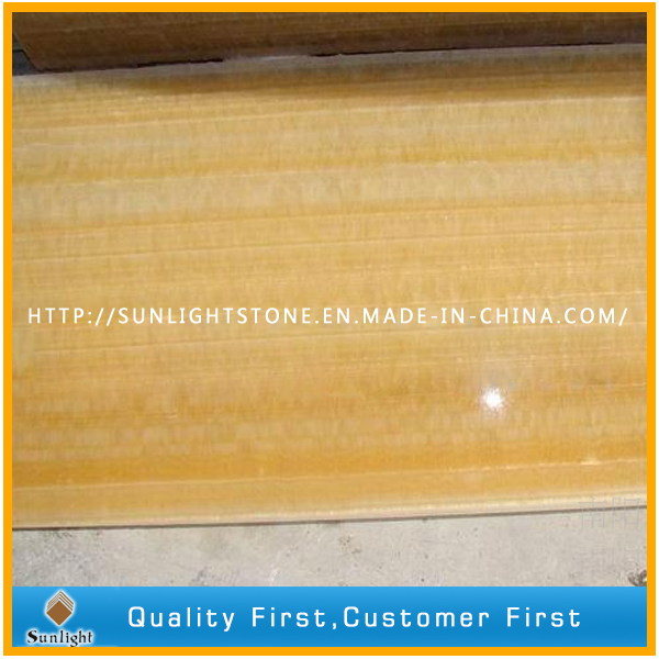 Polished Cheap Natural Yellow Honey Onyx Marble for Slabs, Tiles