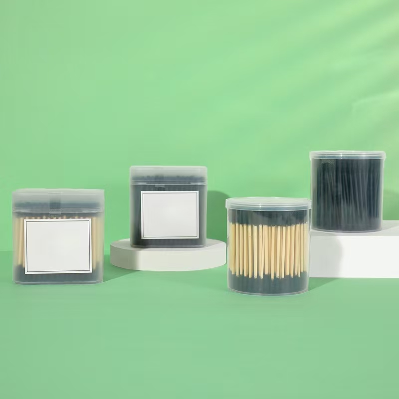 New Products Pointed Round Head Spiral Head Hairdressing Makeup Cotton Swab