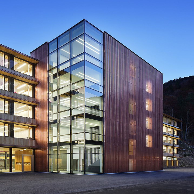 Curtain Wall Panel System Office System Structure Unit Solution Curtain Wall