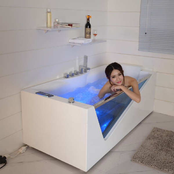 Угловая ванна с гидромассажем SUNRANS