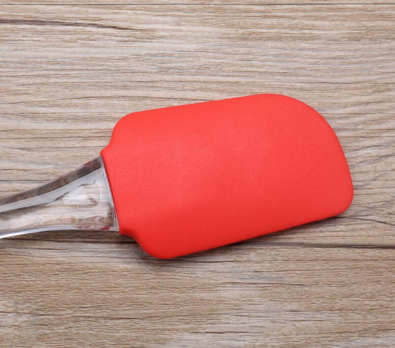 New Arrival Custom Silicone Spatula with Customized Design Logo Spoon