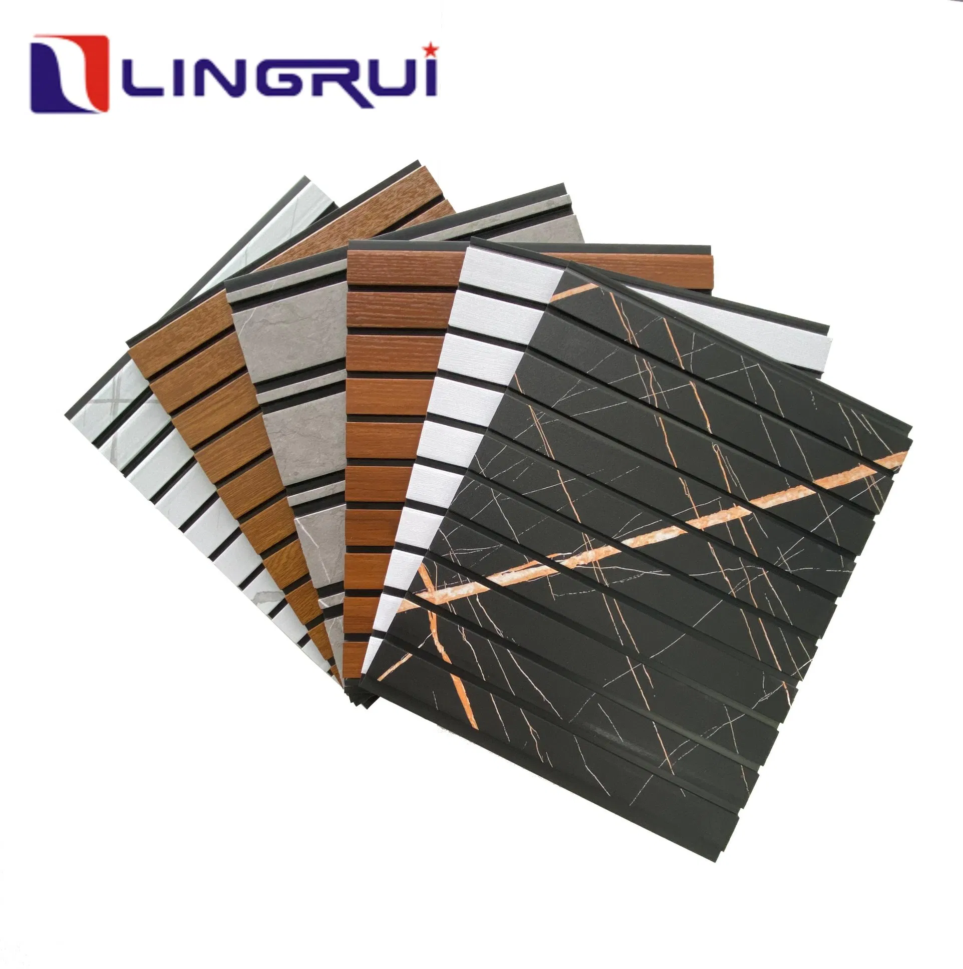 300*9mm PVC Ceiling Panel Fluted Ceiling Panel Cielo Raso En PVC